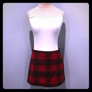 Gap Kids Red Plaid Skirt